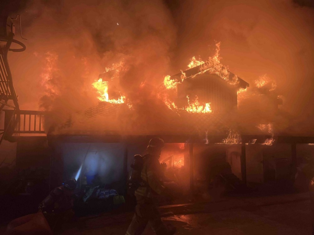 강릉 주택화재(사진=연합뉴스)