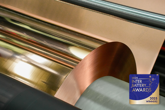 롯데에너지머티리얼즈, ‘하이엔드 하이브리드 동박’ 2025 인터배터리 어워즈 수상