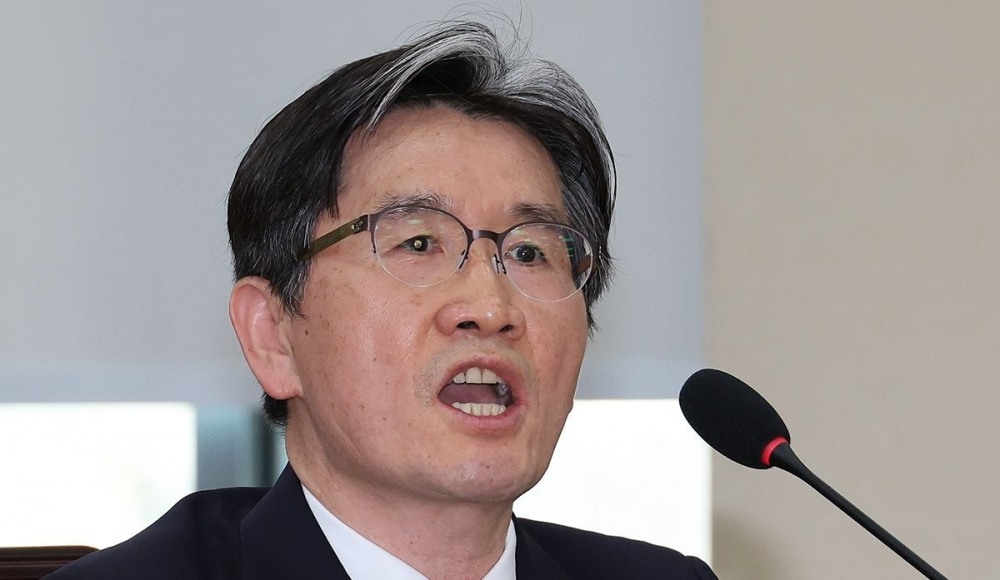 목소리 높여 항변하는 오동운 공수처장(사진=연합뉴스)