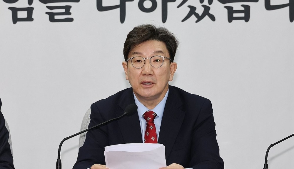 발언하는 권성동 원내대표(사진=연합뉴스)