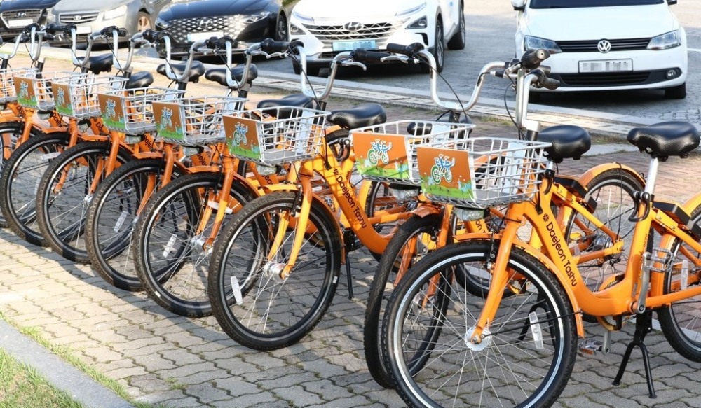 대전 공공자전거 타슈(사진=연합뉴스)