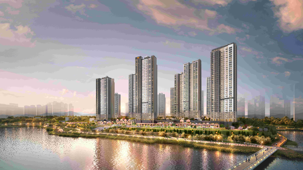 e편한세상 성성호수공원 투시도.(사진=DL이앤씨)