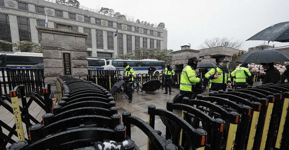 윤석열 대통령 탄핵 심판 선고 앞둔 헌재(사진=연합뉴스)