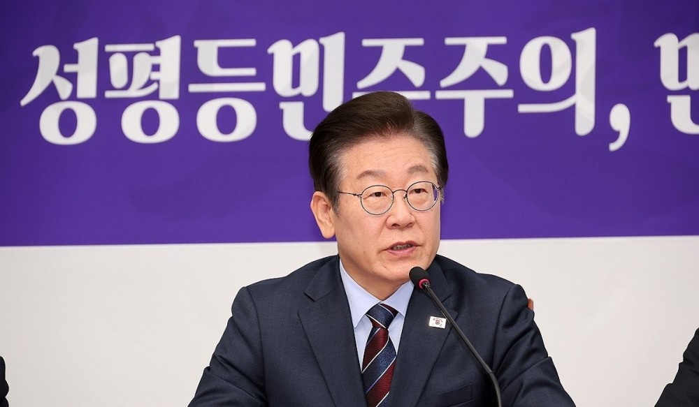 최고위에서 발언하는 이재명 대표(사진=연합뉴스)