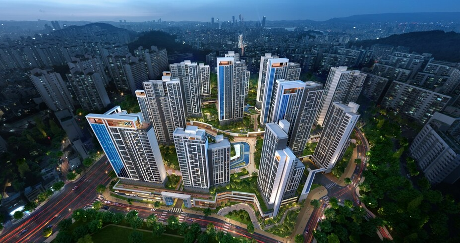 봉천14구역 재개발 투시도.(사진=GS건설)