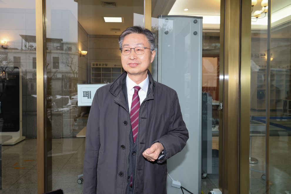 변론기일에 출석한 최재해 감사원장(사진=연합뉴스)