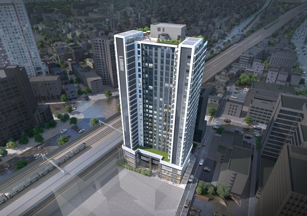 용산 남영역 루미니 투시도.(사진=롯데건설)