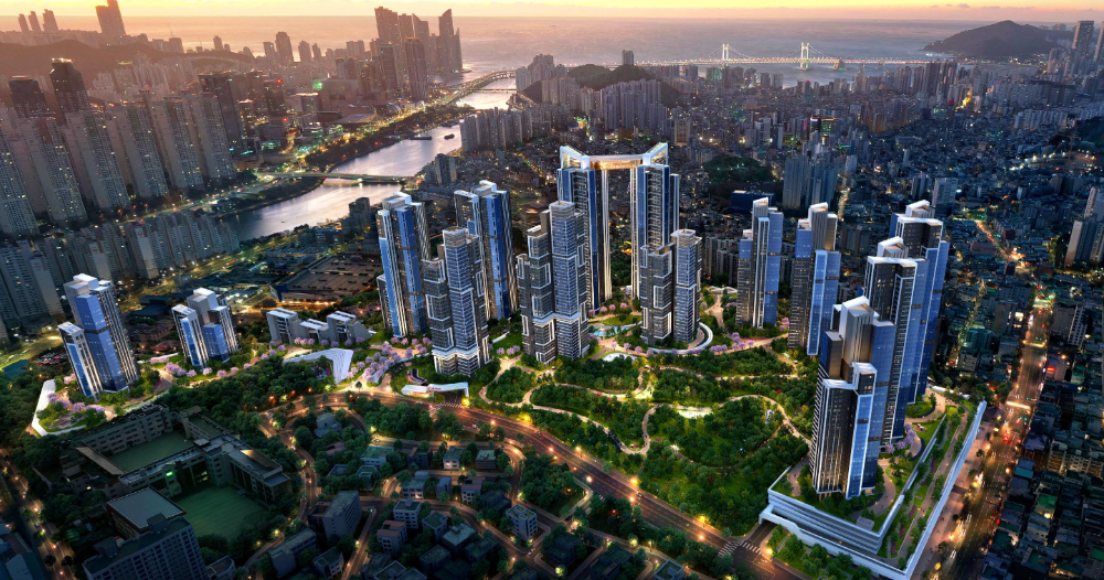 부산 연산5구역 재건축 조감도.(사진=현대건설)