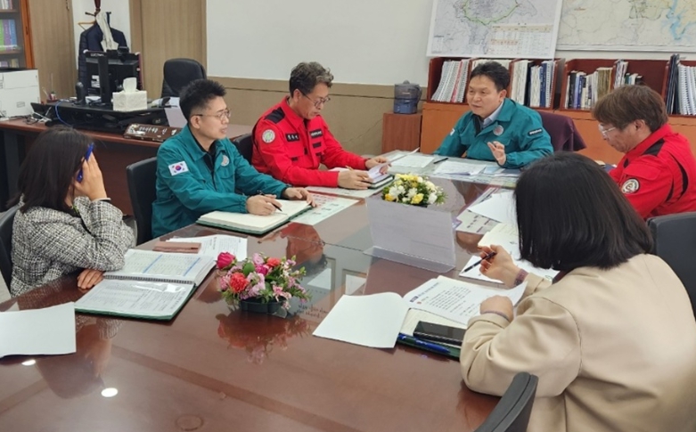 청주시, 소각산불 예방대책 회의