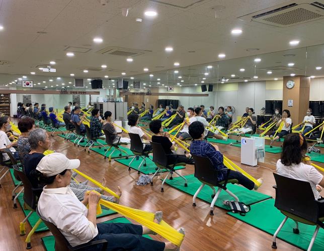 허약예방 운동교실 사진