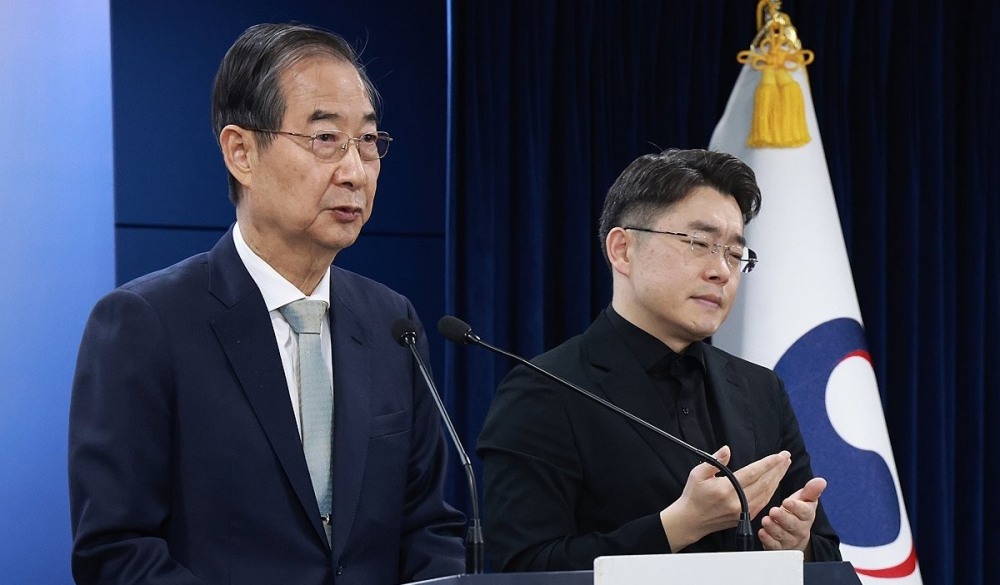 한덕수 권한대행, 대통령 파면 관련 대국민담화(사진=연합뉴스)