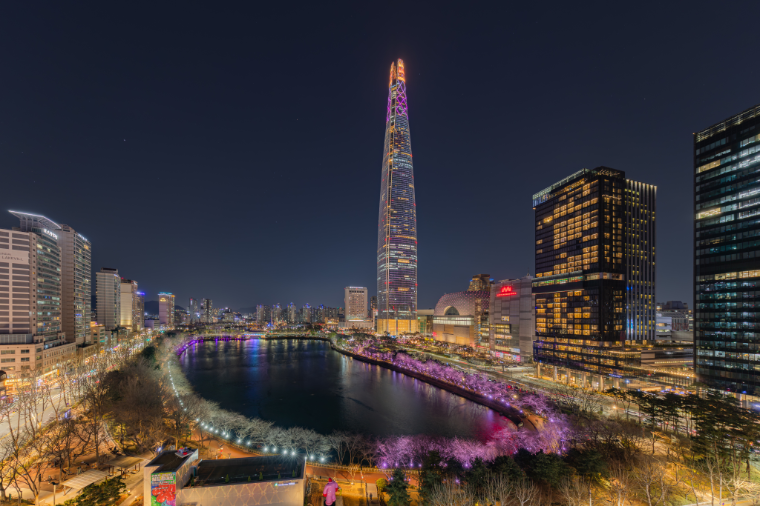 석촌호수 벚꽃축제 경관조명 (사진=박정훈 의원실)