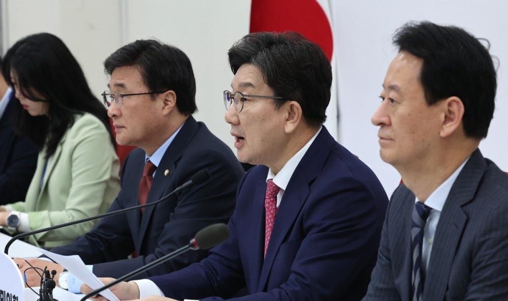 원내대표 기자간담회(사진=연합뉴스)