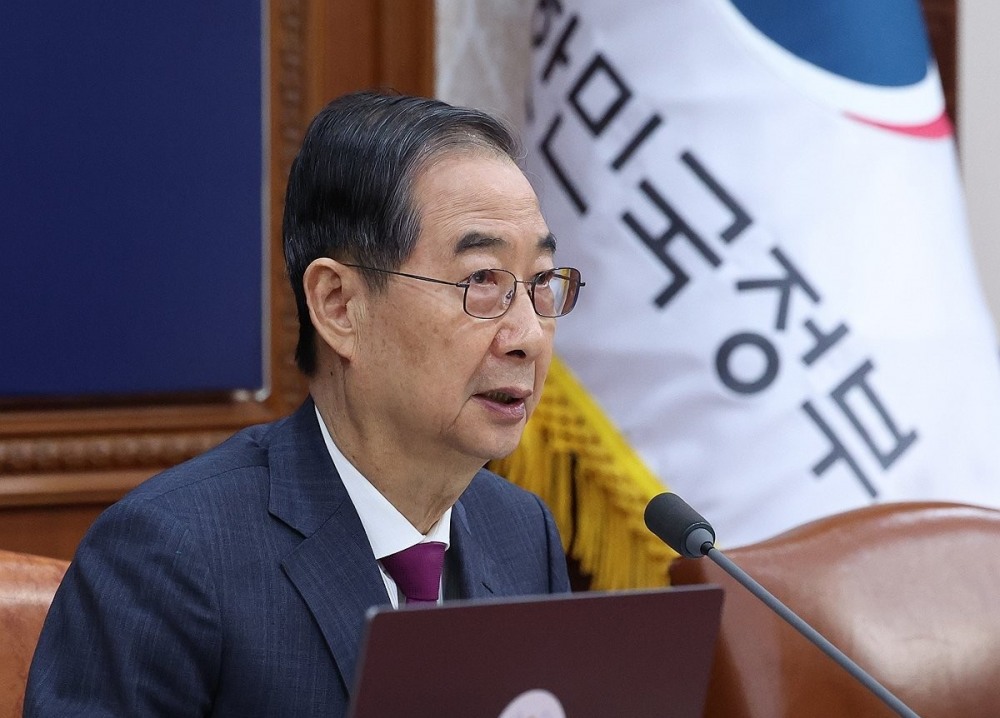 발언하는 한덕수 권한대행(사진=연합뉴스)