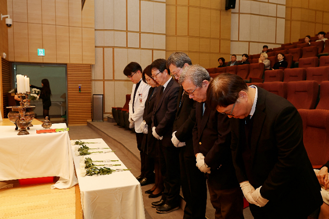 고려대 의대, 시신기증 추모 ‘감은제’ 거행