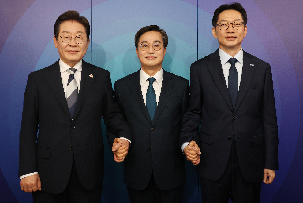 더불어민주당 대선 경선 후보 토론회(사진=연합뉴스)