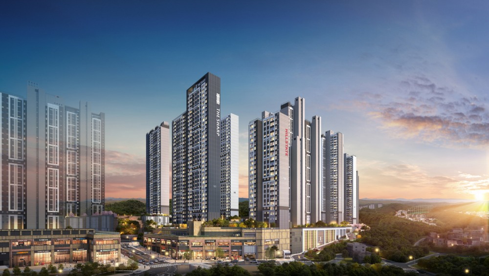 힐스테이트 더샵 상생공원 1단지 투시도.