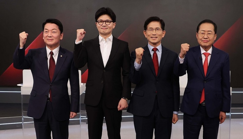 안철수, 한동훈, 김문수, 홍준표 국민의힘 대선 경선 후보(사진=연합뉴스)