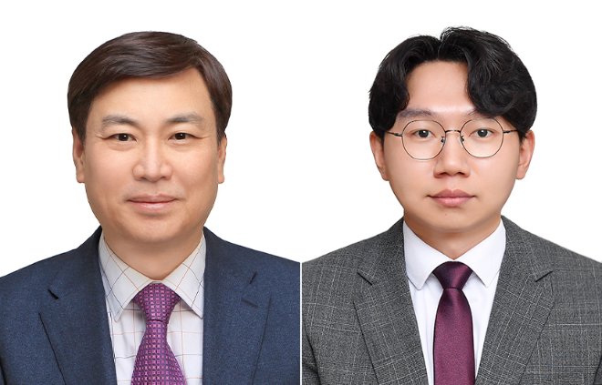 (왼쪽부터) 동국대학교 기계로봇에너지공학과 임중연 교수, CRC선도연구센터 김영성 연구교수. 사진=동국대