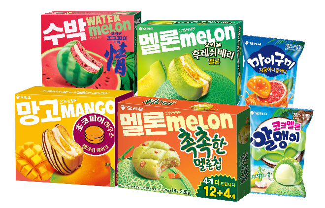 오리온, 과일 맛 담은 한정판 6종 출시