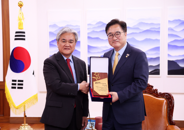 우원식 (오른쪽) 국회의장 (사진=공보수석실)