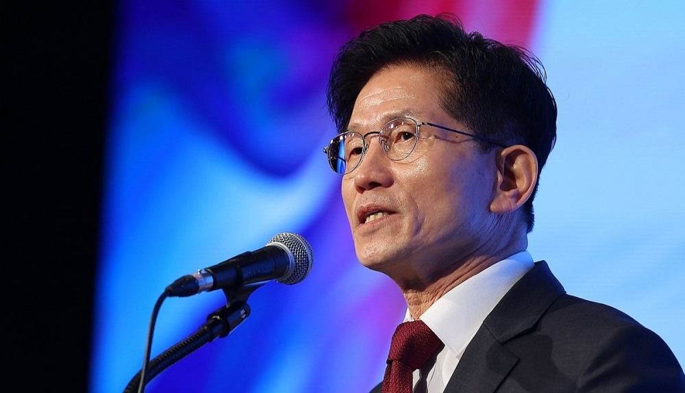 축사하는 김문수 후보(사진=연합뉴스)