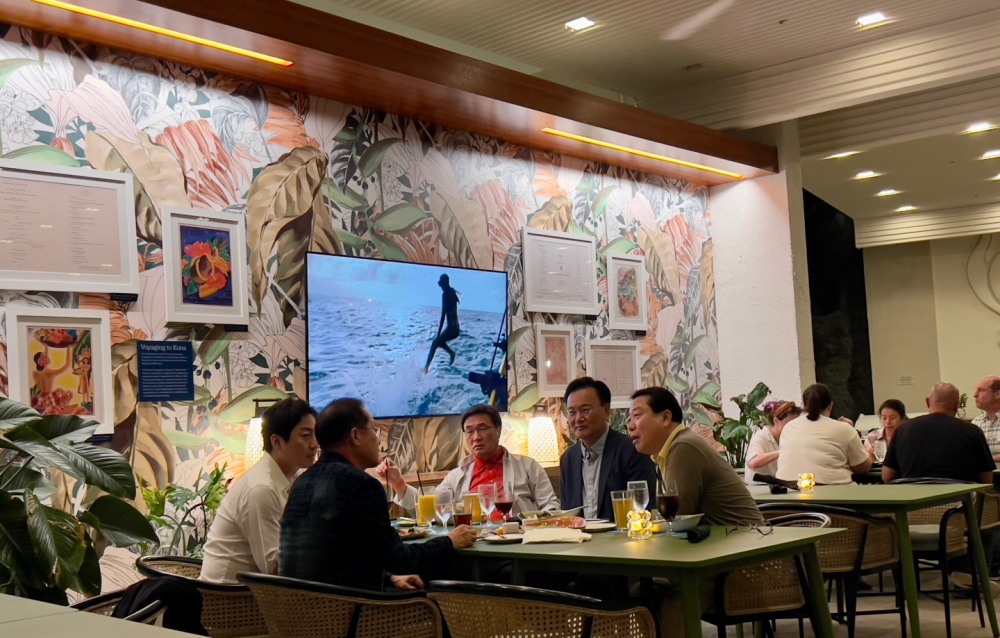 홍준표 전 시장 만난 국민의힘 '하와이 특사단'(사진=연합뉴스)