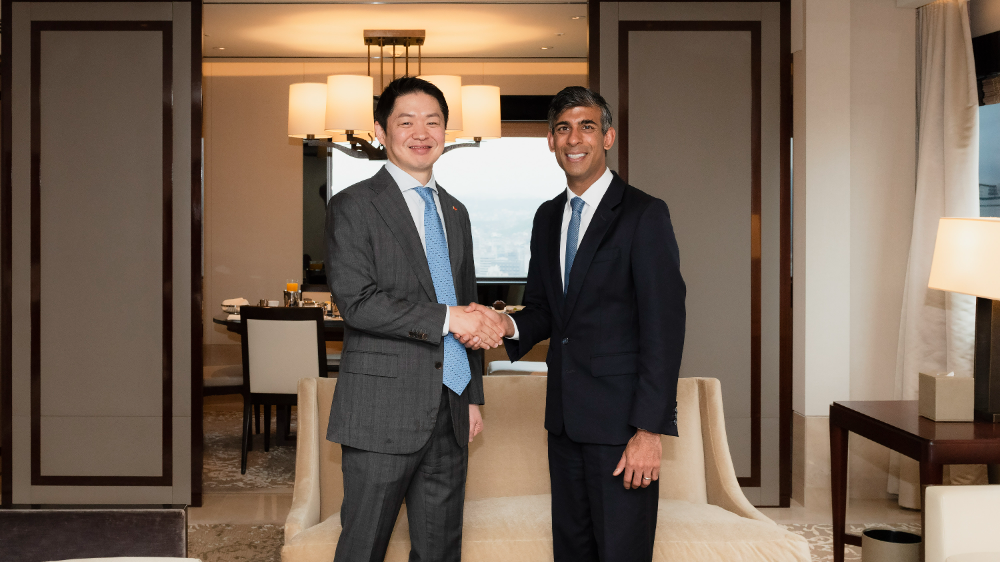 최성환 SK네트웍스 사업총괄 사장, 英 리시 수낙 전 총리와 미팅