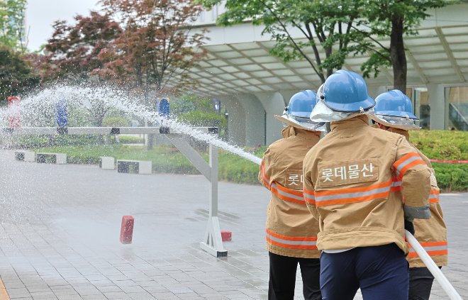 롯데물산 ‘2025 소방경진대회’ 개최