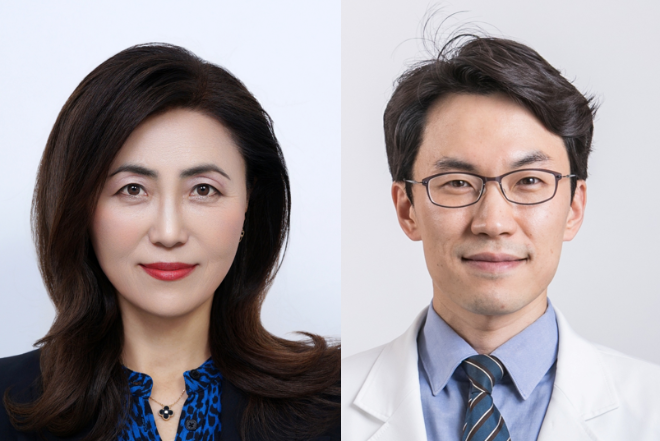 (왼쪽부터) 건국대학교병원 진단검사의학과 허미나 교수, 안과 신현진 교수. 사진=건국대병원