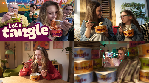 삼양식품 탱글, ‘Let’s tangle’ 글로벌 캠페인 진행