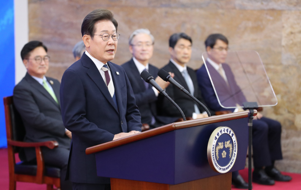 취임 연설하는 이재명 대통령(사진=연합뉴스)