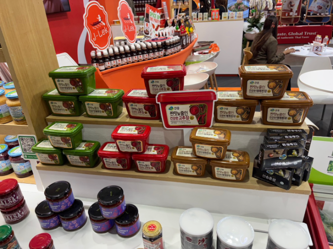 타이펙스박람회 참가현장사진 전경.(사진=신송식품)