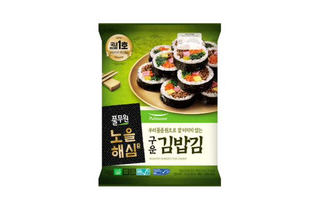 노을해심 구운 김밥김. (사진=풀무원 )