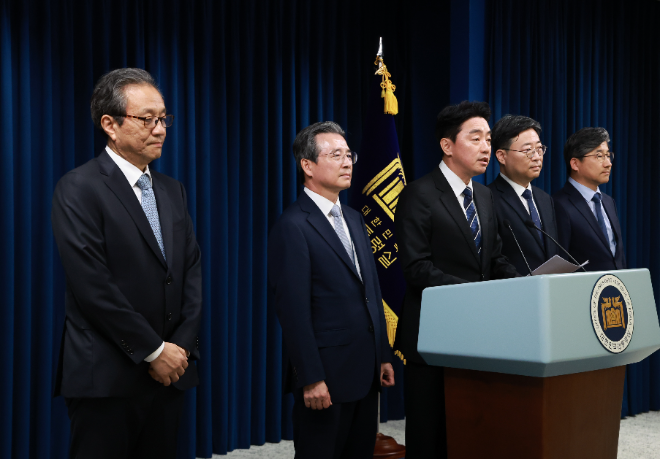 강훈식 비서실장, 대통령실 수석비서관 인선 발표.(사진=연합뉴스)