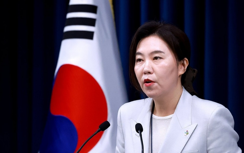 강유정 대통령실 대변인, 경호처 인사 관련 현안 브리핑(사진=연합뉴스)