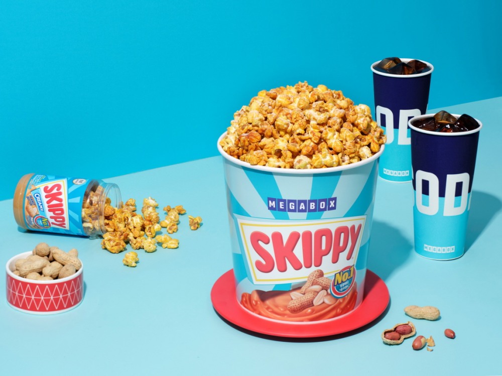 대상㈜-메가박스 ‘스키피 땅콩버터 팝콘’ 선보여