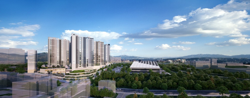 양산자이 파크팰리체 투시도.(사진=GS건설)