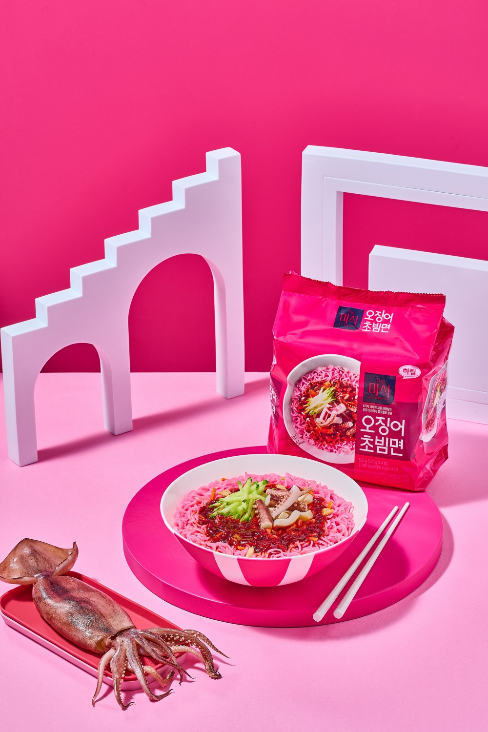 하림, ‘더미식 오징어 초빔면’ 선보여