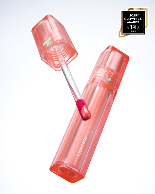 토니모리 퍼펙트립스 쇼킹립, '2025 상반기 글로우픽 어워드' 이미지.(사진=토니모리)