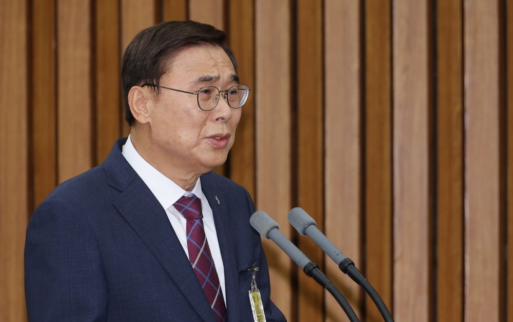 인사말 하는 이종석 국정원장 후보자(사진=연합뉴스)