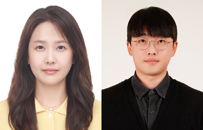 (왼쪽부터) 국립암센터 장보윤 보건의료정보관리사, 이상원 연구원. 사진=국립암센터