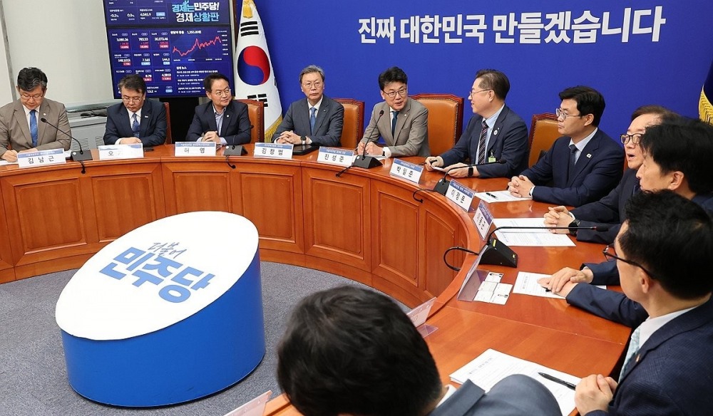 더불어민주당-경제6단체 상법개정안 간담회(사진=연합뉴스)