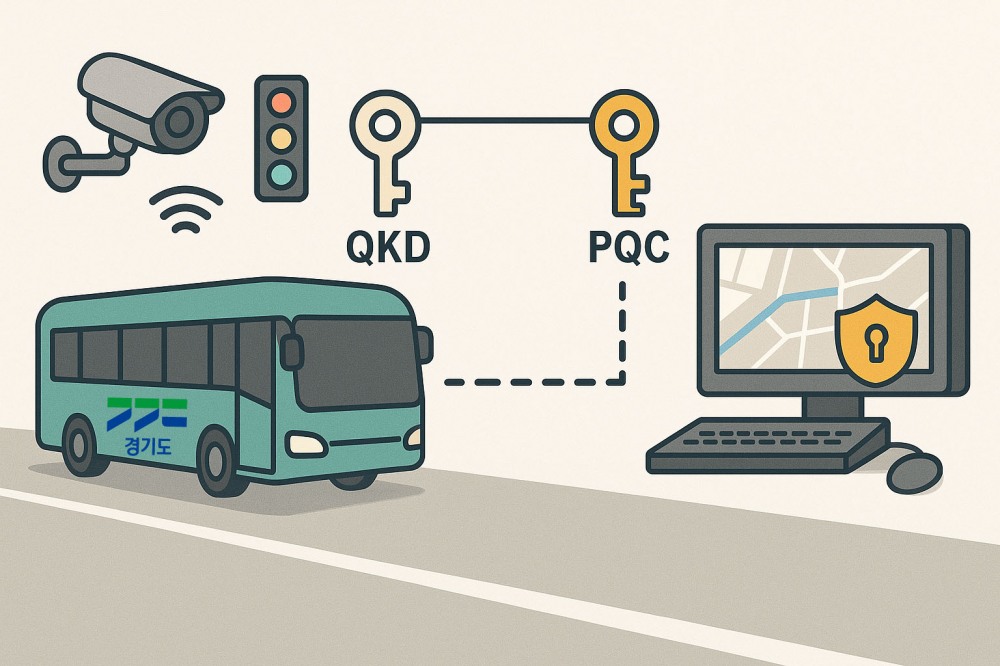 경기도, 전국 최초 ‘자율주행차량+양자암호통신’ 실증 본격화