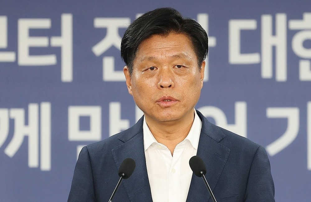 브리핑하는 조승래 대변인(사진=연합뉴스)