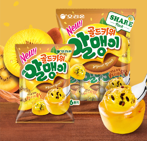 오리온, ‘골드키위알맹이’ 선보여
