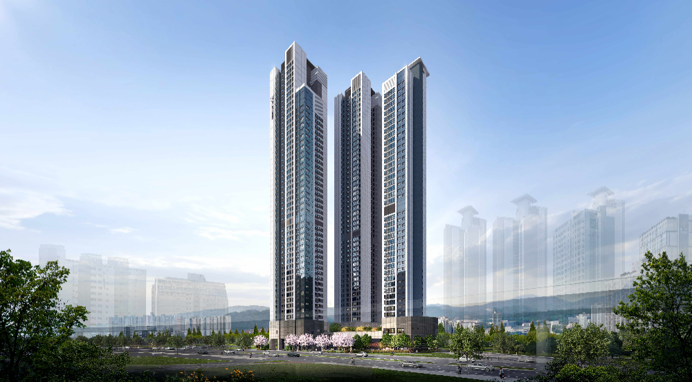 쌍용 더 플래티넘 서면 투시도.(사진=쌍용건설)