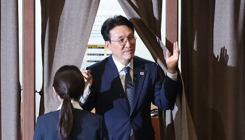 본인 임명동의안 투표 마친 김민석 국무총리 후보자(사진=연합뉴스)