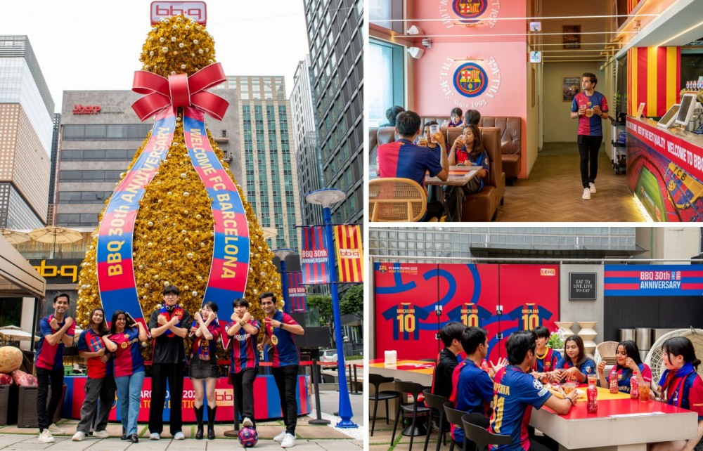 BBQ 빌리지 청계광장점, FC바르셀로나 팬 위해 재단장