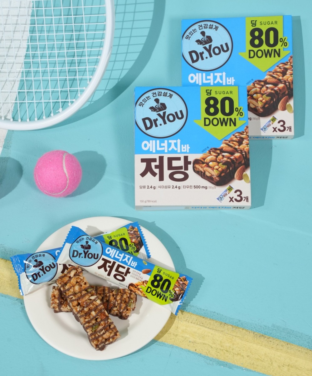 오리온, ‘닥터유 에너지바 저당’ 선보여